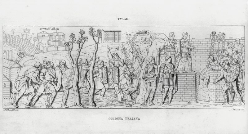 Trajanuksen pylväs, Trajanuksen pylväs tekijältä Italian School