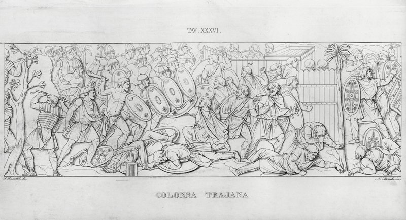 Trajanuksen pylväs, Trajanuksen pylväs tekijältä Italian School