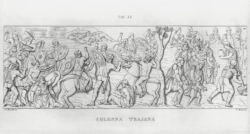 Trajanuksen pylväs, Trajanuksen pylväs tekijältä Italian School