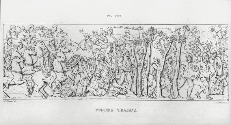 Trajanuksen pylväs, Trajanuksen pylväs tekijältä Italian School