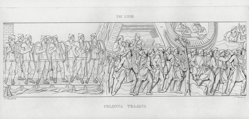 Trajanuksen pylväs, Trajanuksen pylväs tekijältä Italian School