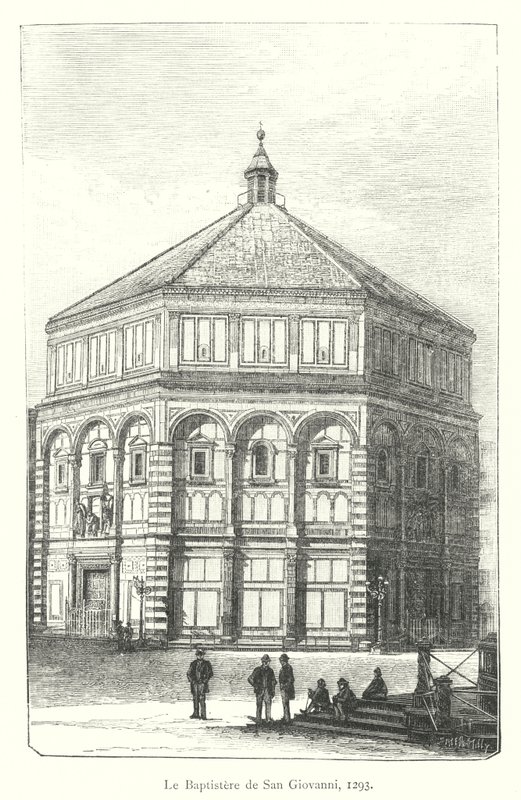 San Giovanni -baptistere tekijältä Italian School