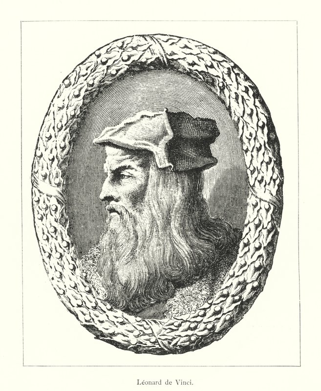 Leonard de Vinci (kaiverrus) tekijältä Italian School