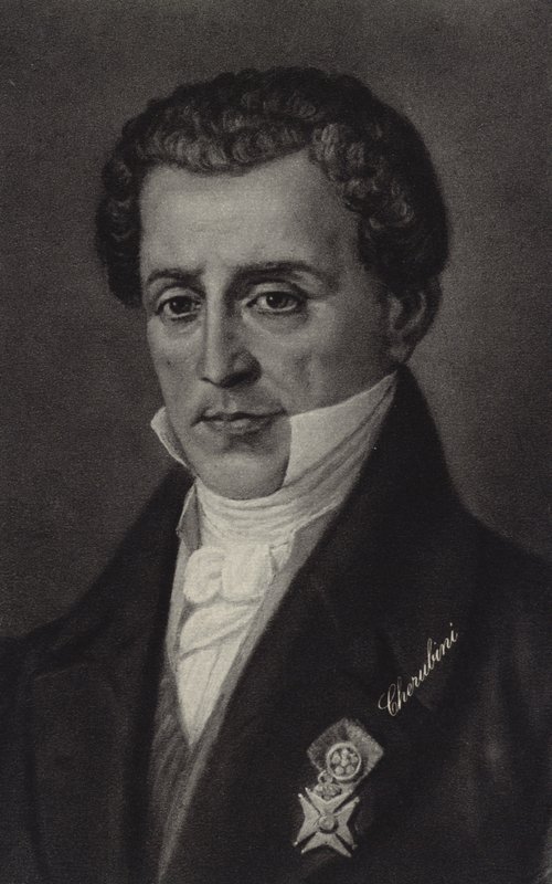 Luigi Cherubini, italialainen säveltäjä (1760-1842) tekijältä Italian School