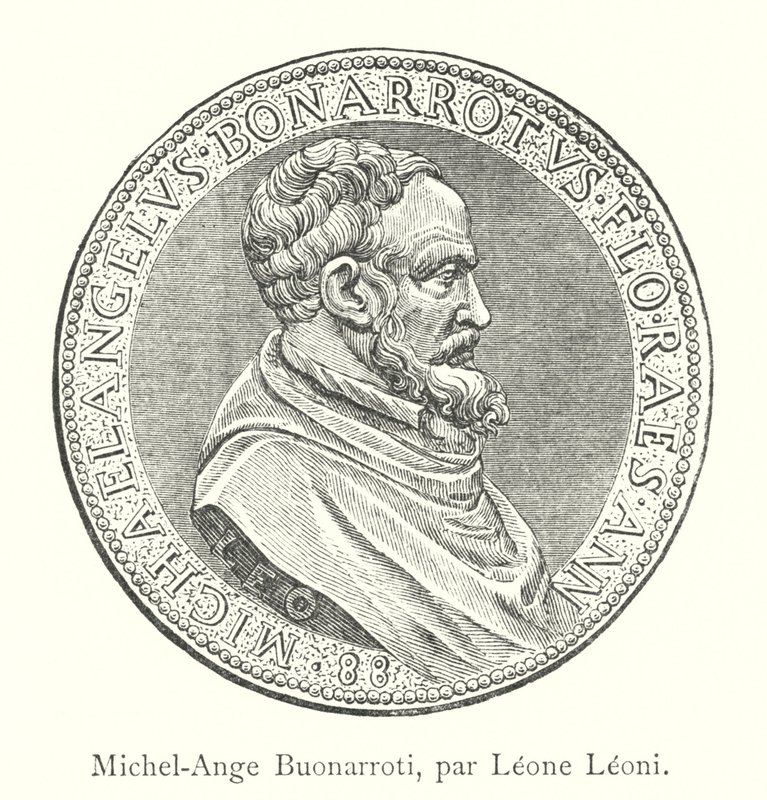 Michel-Ange Buonarroti, Leone Leoni (kaiverrus) tekijältä Italian School