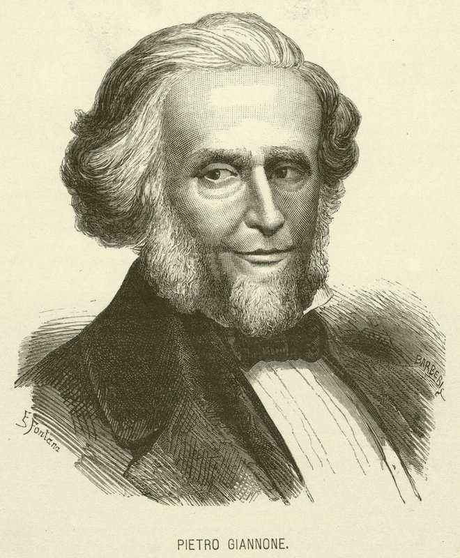Pietro Giannone (kaiverrus) tekijältä Italian School