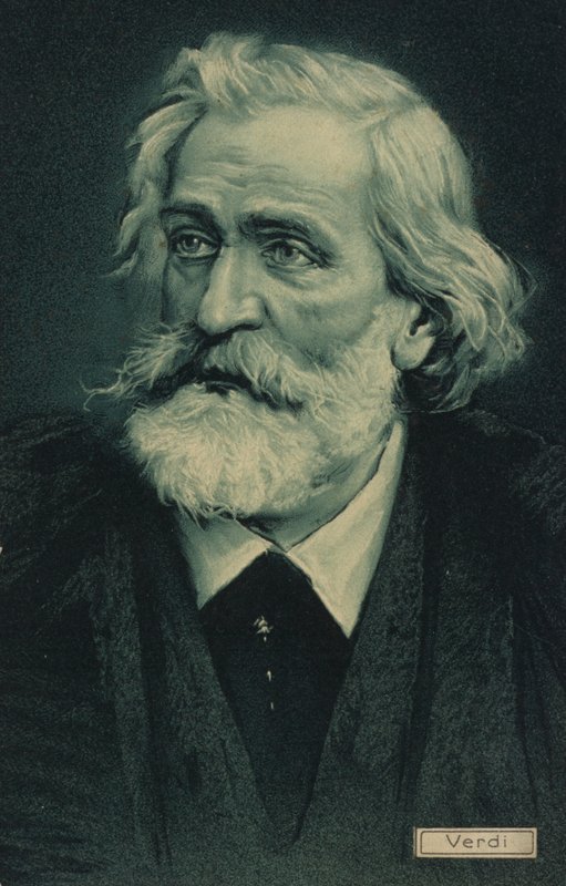 Giuseppe Verdin muotokuva tekijältä Italian School