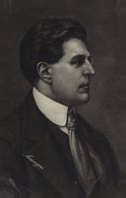 Pietro Mascagnin muotokuva tekijältä Italian School