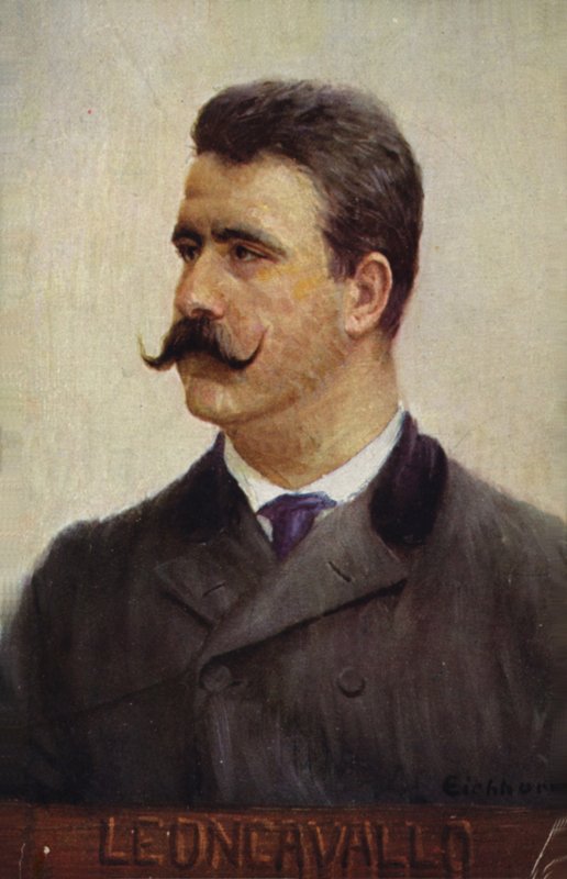 Ruggero Leoncavallon muotokuva tekijältä Italian School