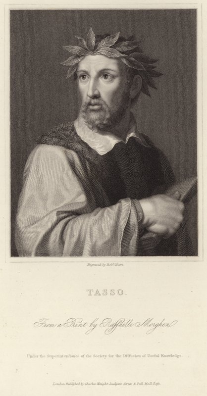 Torquato Tasson muotokuva tekijältä Italian School