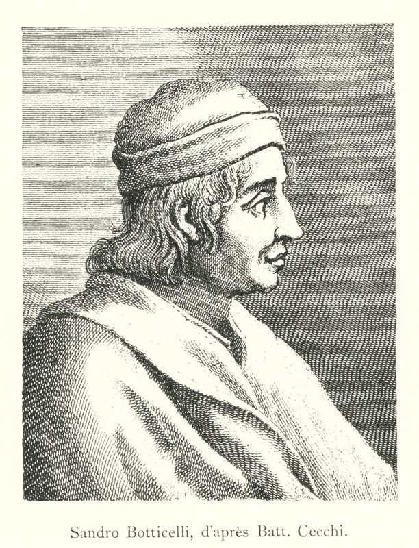 Sandro Botticelli, Batt Cecchin mukaan (kaiverrus) tekijältä Italian School
