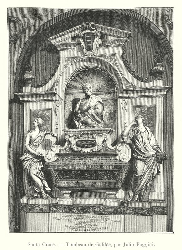 Santa Croce, Galilean hauta, Julio Foggini (kaiverrus) tekijältä Italian School