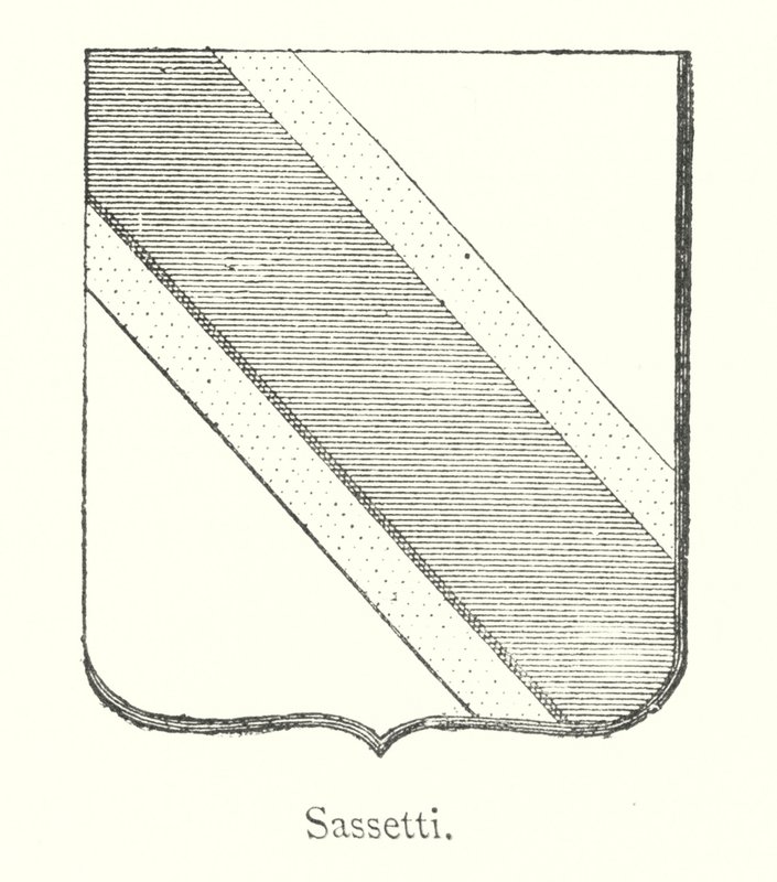 Sassetti (kaiverrus) tekijältä Italian School