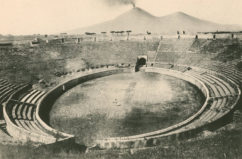 Panoraama amfiteatterista (syväpaino) tekijältä Italian School