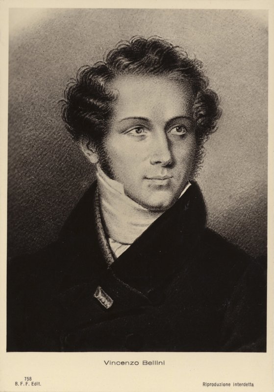 Vincenzo Bellini, italialainen oopperasäveltäjä (1801-1835) tekijältä Italian School
