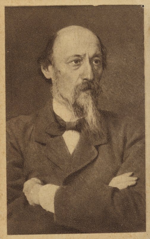 Nikolai Nekrasov, venäläinen runoilija tekijältä Ivan Nikolaevich Kramskoy