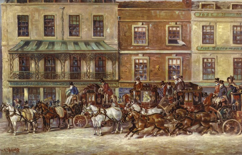 Gloucester Coffee House, Piccadilly tekijältä J.C. Maggs