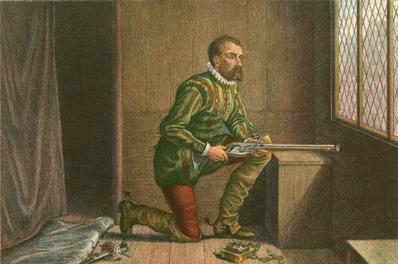James Hamilton odottaa valtionhoitaja Morayn lähestymistä tekijältä J.M.L. Ralston