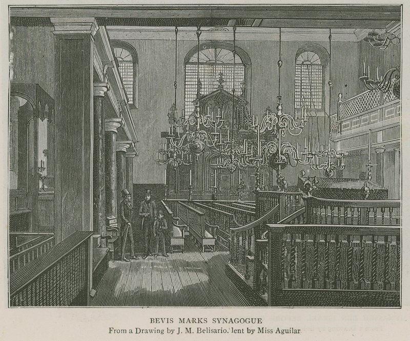Bevis Marksin synagoga tekijältä J.M. Belisario