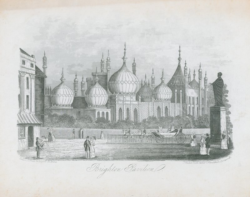 Yleisnäkymä Brighton Pavilionista tekijältä J.T. Wood