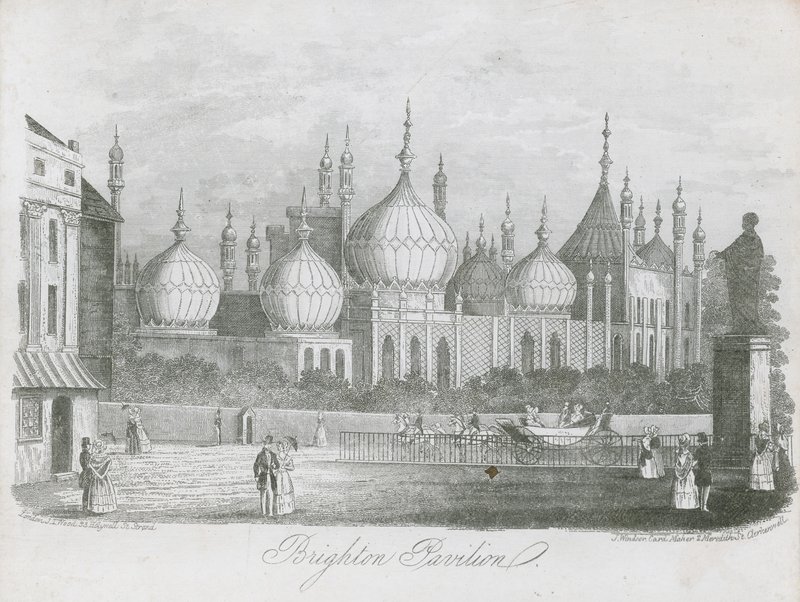 Yleisnäkymä Brighton Pavilionista tekijältä J.T. Wood