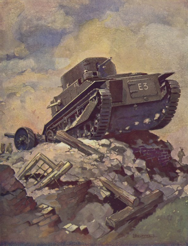 Tankin värinen lito tekijältä J. Allen Shuffrey