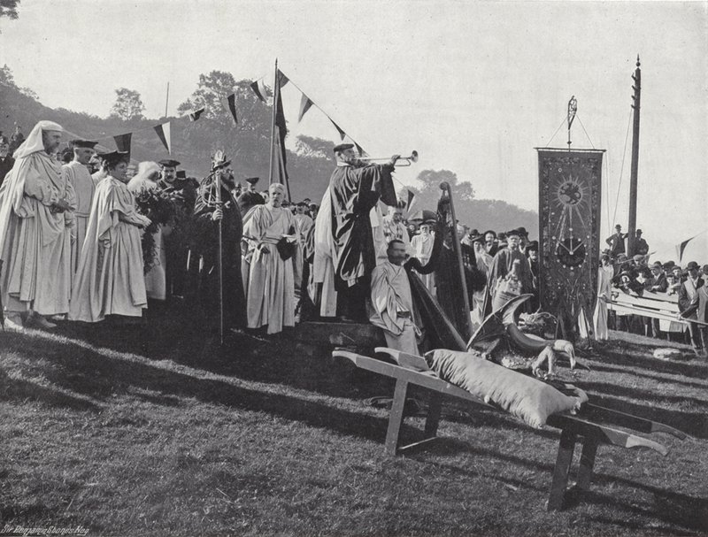 Walesin Eisteddfod, Gorseddin avaaminen tekijältä J. Benjamin Stone