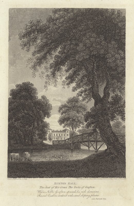 Robert Bloomfield, runoilija: Euston Hall (kaiverrus) tekijältä J. Greig