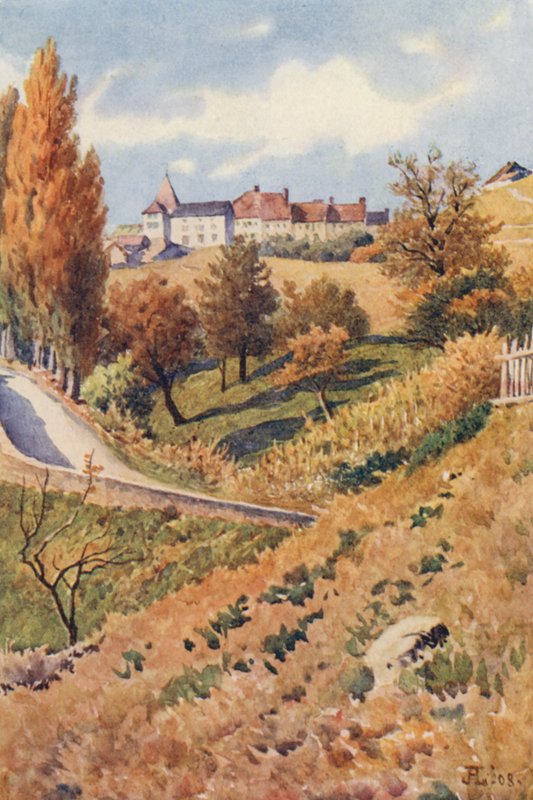 Grandvaux Cullysta (värilitro) tekijältä J. Hardwicke Lewis