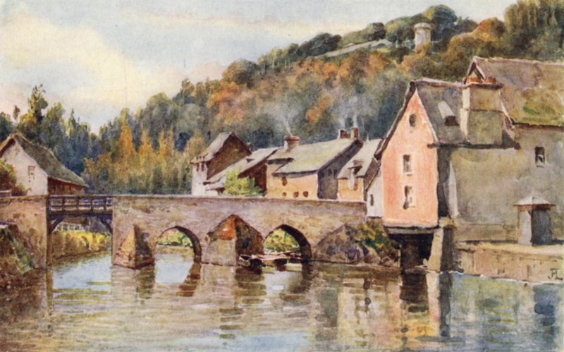 Le Port, Dinan (värijäsenet) tekijältä J. Hardwicke Lewis