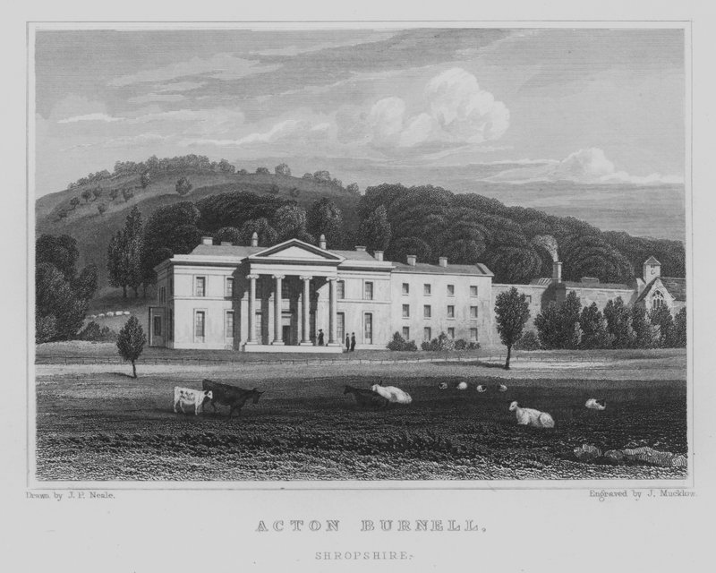 Acton Burnell, Shropshire (kaiverrus) tekijältä John Preston Neale