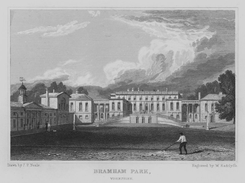 Bramham Park, Yorkshire (kaiverrus) tekijältä John Preston Neale