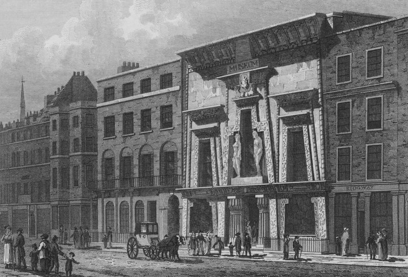 Bullockin museo, Piccadilly (kaiverrus) tekijältä John Preston Neale