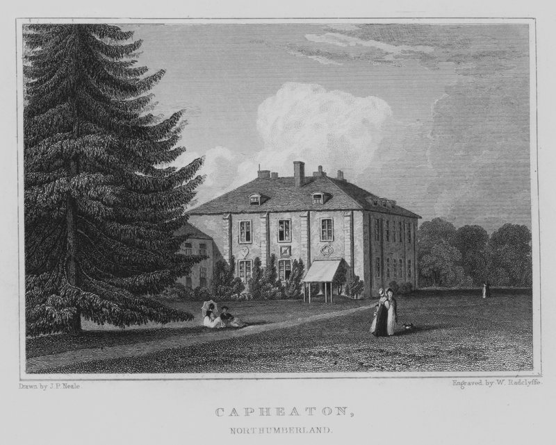 Capheaton, Northumberland (kaiverrus) tekijältä John Preston Neale