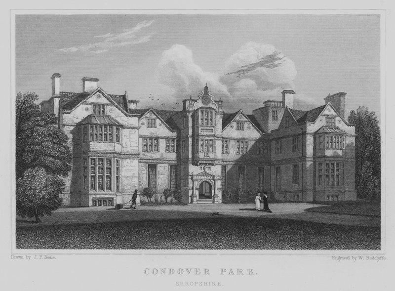 Condover Park, Shropshire (kaiverrus) tekijältä John Preston Neale