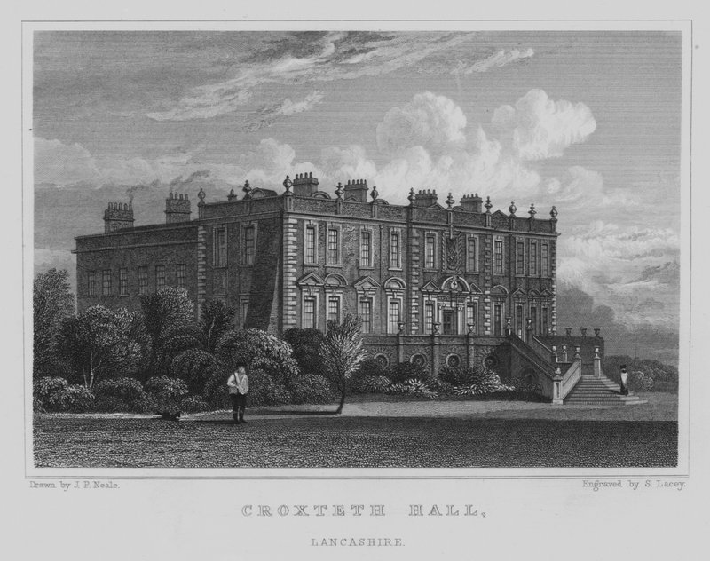 Croxteth Hall, Lancashire (kaiverrus) tekijältä John Preston Neale
