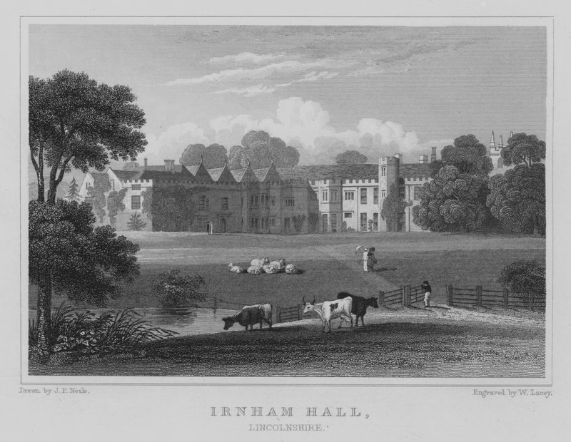 Irnham Hall, Lincolnshire (kaiverrus) tekijältä John Preston Neale