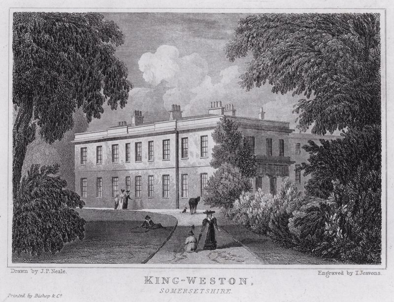 King-Weston, Somersetshire (kaiverrus) tekijältä John Preston Neale