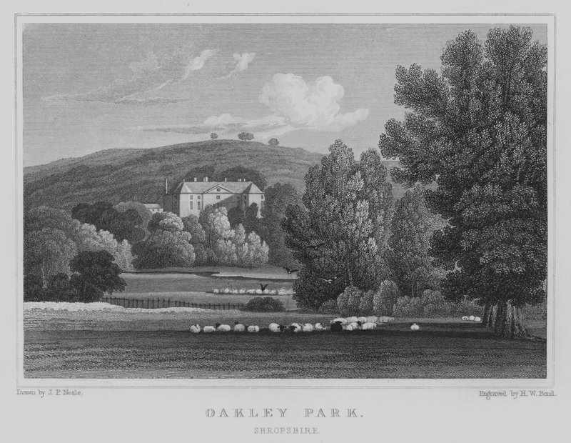 Oakley Park, Shropshire (kaiverrus) tekijältä John Preston Neale