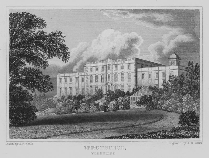 Sprotburgh, Yorkshire (kaiverrus) tekijältä John Preston Neale