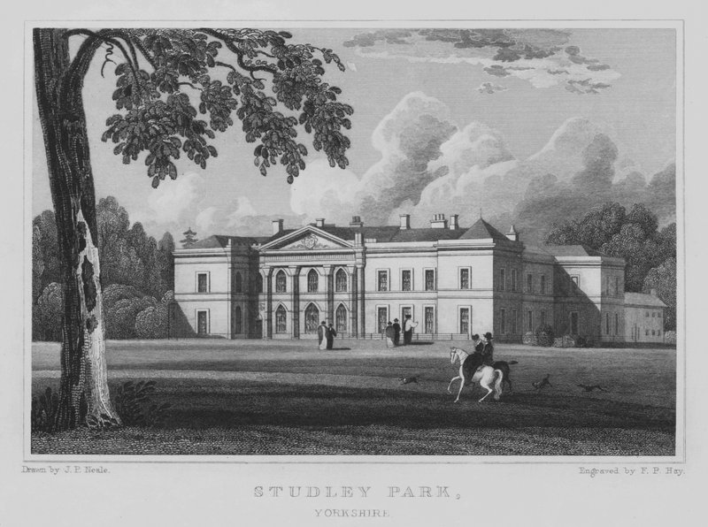 Studley Park, Yorkshire (kaiverrus) tekijältä John Preston Neale