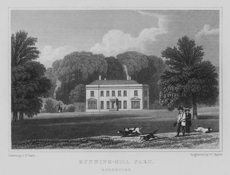 Sunning-Hill Park, Berkshire (kaiverrus) tekijältä John Preston Neale