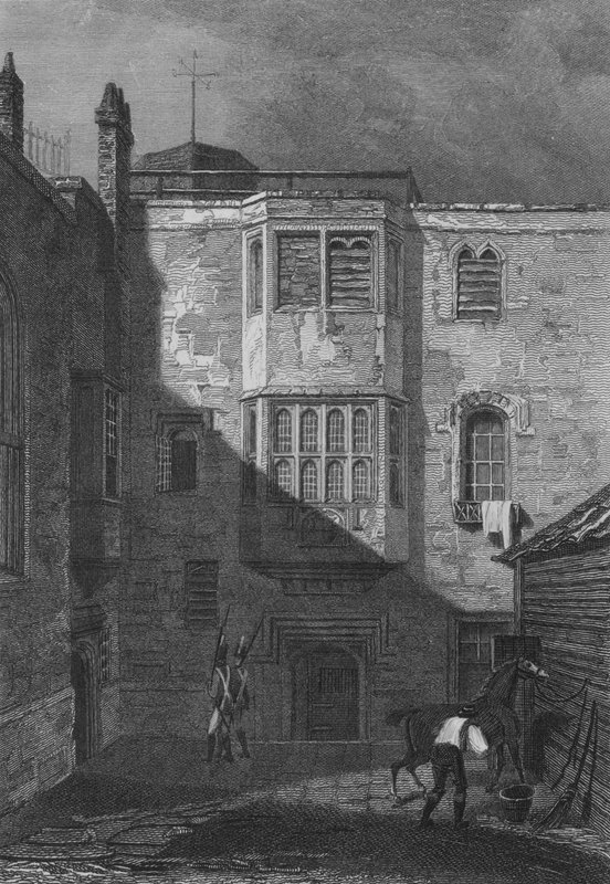 Savoy, Lontoo (kaiverrus) tekijältä John Preston Neale