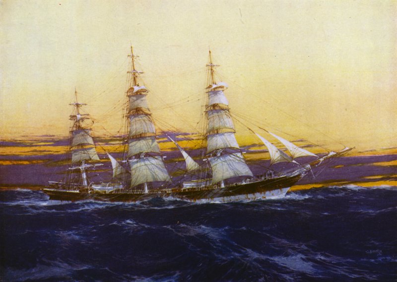 Clipper-alukset: Cedric the Saxon tekijältä Jack Spurling