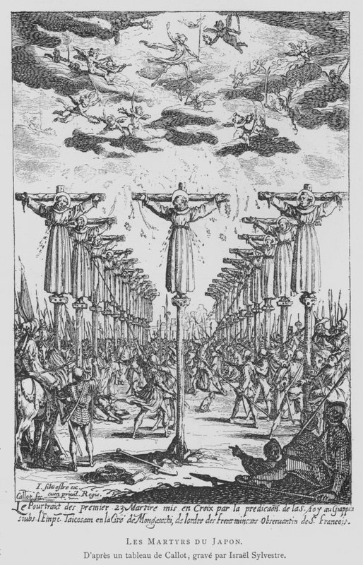 Japanin marttyyrit tekijältä Jacques Callot