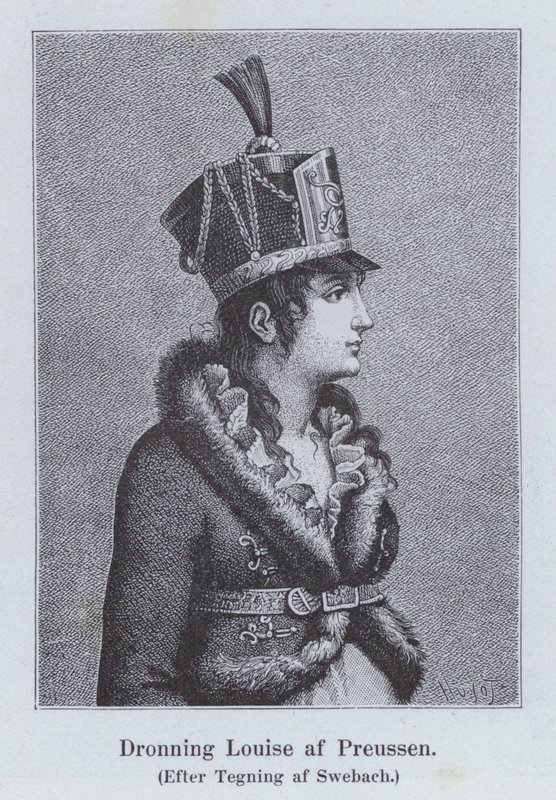 Louise Mecklenburg-Strelitz, Preussin kuninkaan Frederick William III:n kuningatar puoliso (litho) tekijältä Jacques Francois Joseph (after) Swebach