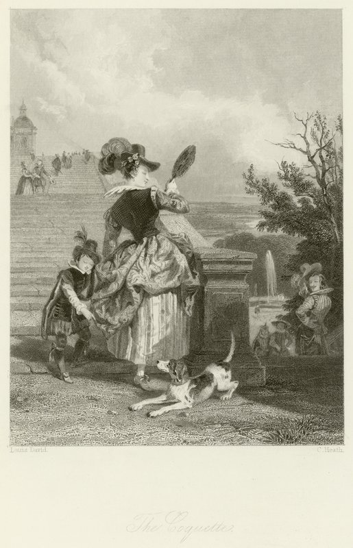 Coquette tekijältä Jacques Louis David