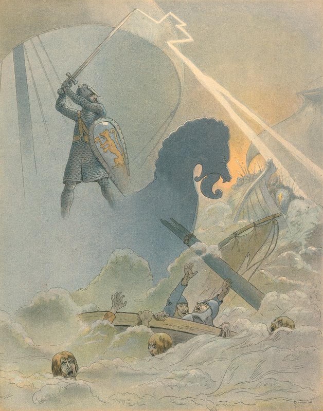 Tanska - Kansallinen laulu tekijältä Jacques Marie Gaston Onfray de Breville (Job)