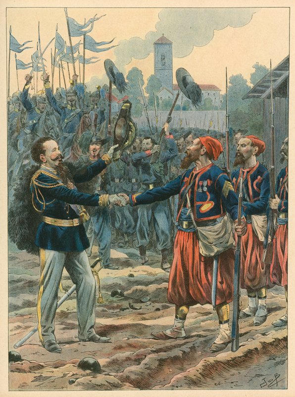 Italia - Kuninkaallinen marssi tekijältä Jacques Marie Gaston Onfray de Breville (Job)