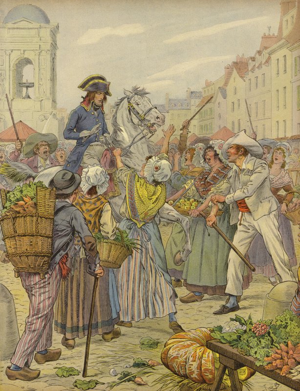 Napoleon Bonaparte asevoimien ylipäälliköksi tekijältä Jacques Marie Gaston Onfray de Breville (Job)